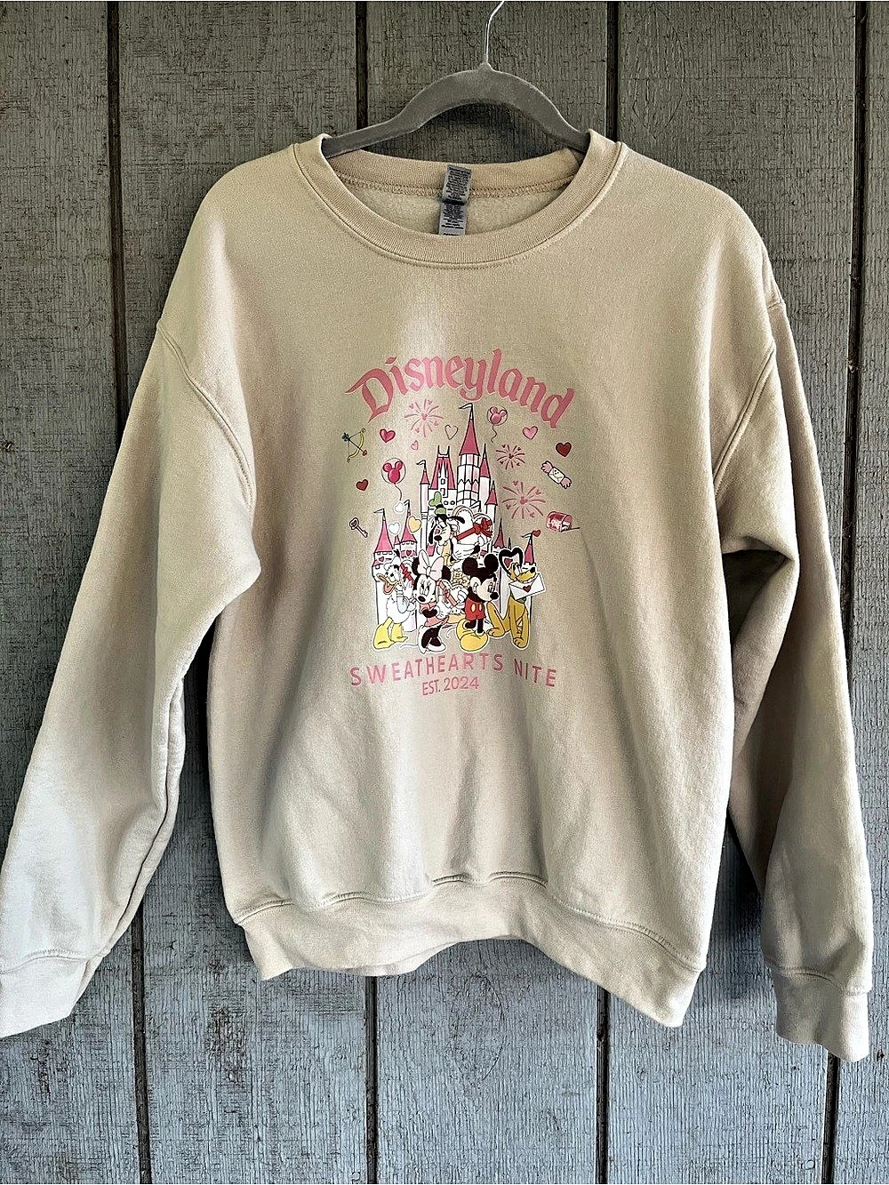Disney Disneyland After Dark Sweethearts Nite 2024 Sweatshirt